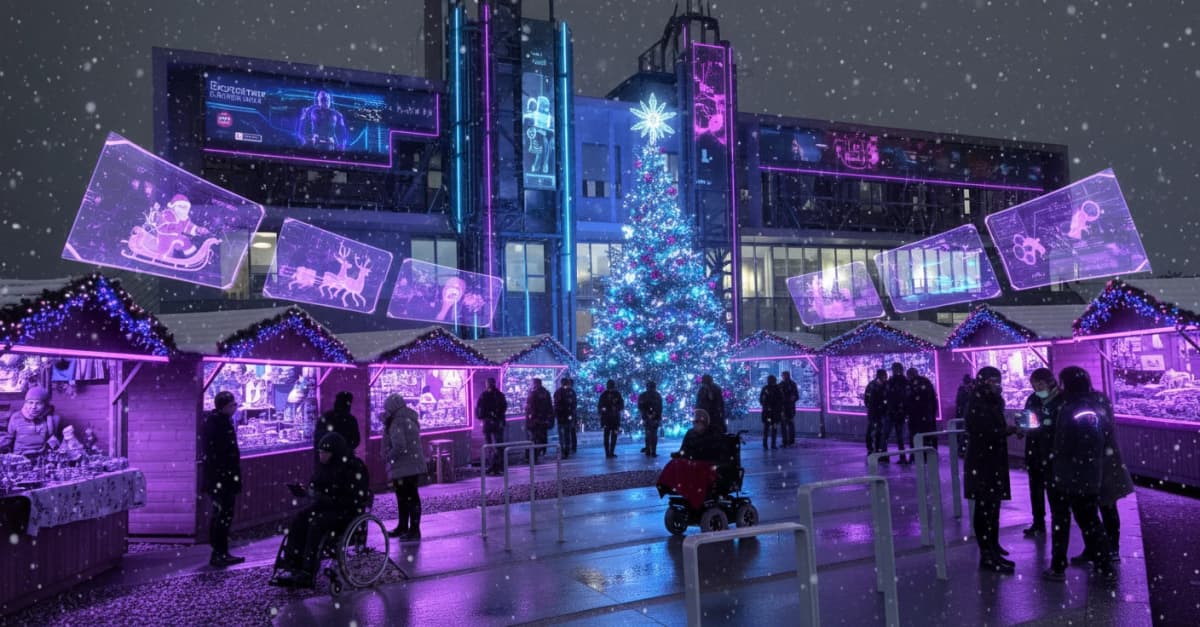 Photo IA - Marché de Noël MPR