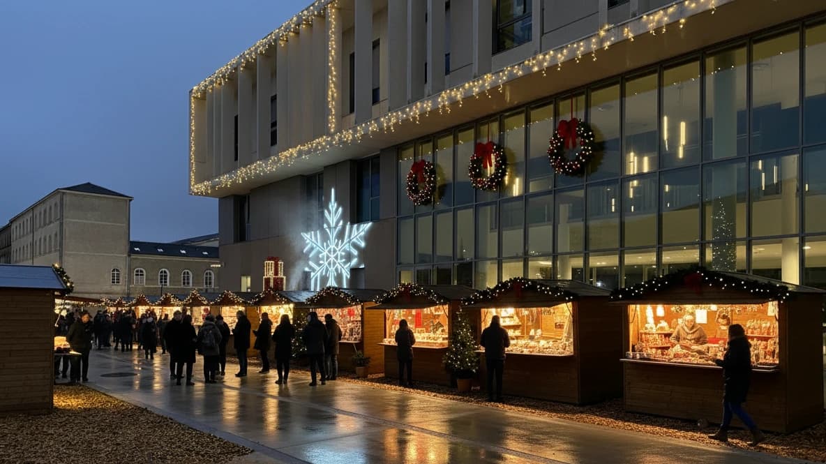 Photo IA - Marché de Noël MPR